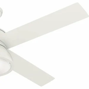 Hunter Loki ventilateur chêne blanchi/blanc^ Ventilateurs