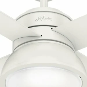 Hunter Loki ventilateur chêne blanchi/blanc^ Ventilateurs