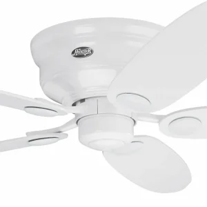 Hunter Low Profile III ventilateur blanc/érable^ Ventilateurs