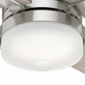 Hunter Mercadi ventilateur de plafond chêne/nickel^ Ventilateurs