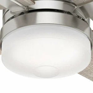 Hunter Mercadi ventilateur de plafond chêne/nickel^ Ventilateurs