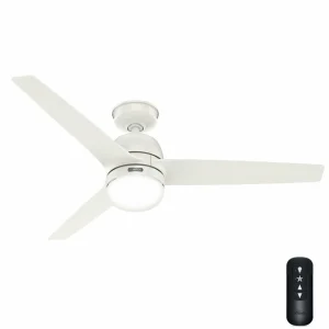 Hunter SeaWave AC ventilateur lampe IP44 blanc^ Ventilateurs