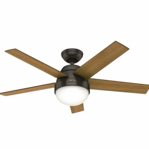Hunter Stile ventilateur éclairage noyer/noyer^ Ventilateurs