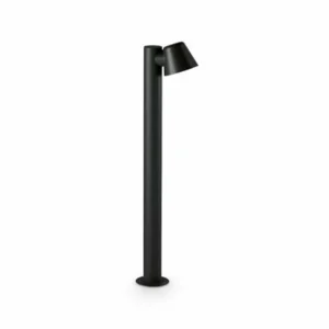 Ideallux Ideal Lux Borne lumineuse gaz, noir, aluminium, hauteur 80 cm^ Bornes Éclairage Extérieur
