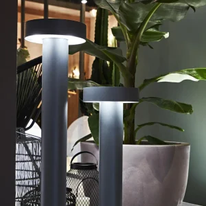 Ideallux Ideal Lux borne lumineuse Tesla anthracite, aluminium, hauteur 60 cm^ Bornes Éclairage Extérieur