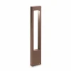 Ideallux Ideal Lux borne lumineuse Vega, marron, aluminium, hauteur 80 cm^ Bornes Éclairage Extérieur