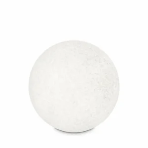 Ideallux Ideal Lux lampe sur piquet Doris, blanc, plastique, Ø 78 cm^ Projecteurs D'Extérieur