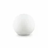 Ideallux Ideal Lux lampe sur piquet Sole, blanc, plastique, Ø 30 cm^ Projecteurs D'Extérieur