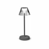 Ideallux Ideal Lux Lolita luminaire LED, batterie, gris^ Lampes Décoratives