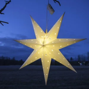 STAR TRADING IP44 étoile déco Alice intérieur & extérieur blanc^ Lumière De Noël