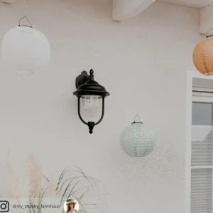 Konstsmide Jolie applique d'extérieur PARMA inversée noire^ Appliques Murales Extérieures