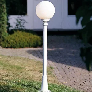 Konstsmide Jolie borne lumineuse Arcturus en blanc^ Bornes Éclairage Extérieur