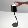 Fabas Luce Judy lampe à poser sur batterie, IP54, noir^ Lampes Décoratives