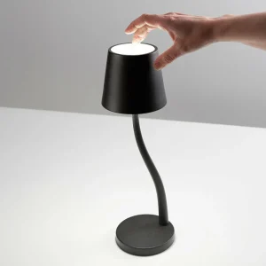 Fabas Luce Judy lampe à poser sur batterie, IP54, noir^ Lampes Décoratives