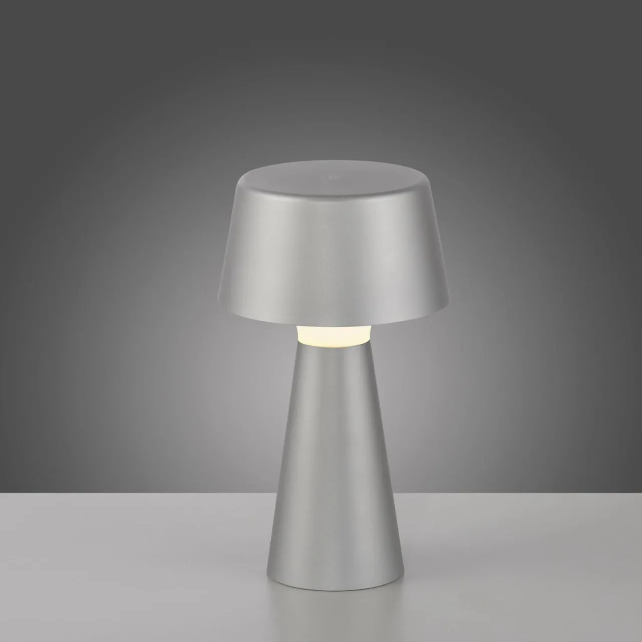 just_light_lampe__poser_led_rechargeable_abera_argent_plastique_ip_1.webp JUST LIGHT. Lampe à poser LED rechargeable Abera argent Plastique IP54^ Lampes Décoratives