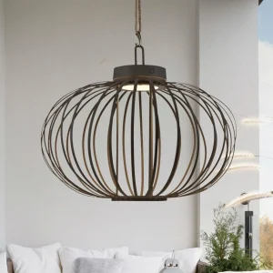 JUST LIGHT. Lampe de table LED rechargeable Akuba noir 37 cm Bambou^ Lampes Décoratives