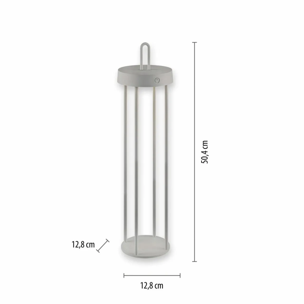 just_light_lampe_de_table_led_rechargeable_anselm_grisbeige_cm_fer_3.webp JUST LIGHT. Lampe de table LED rechargeable Anselm gris-beige 50cm fer^ Lampes Décoratives