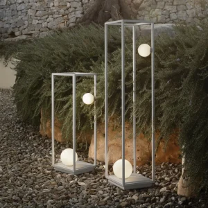 Karman Abachina lampadaire LED IP65 103 cm blanc^ Luminaires De Terrasse