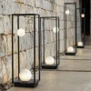 Karman Abachina lampadaire LED IP65 103 cm noir^ Luminaires De Terrasse