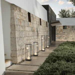 Karman Abachina lampadaire LED IP65 103 cm noir^ Luminaires De Terrasse