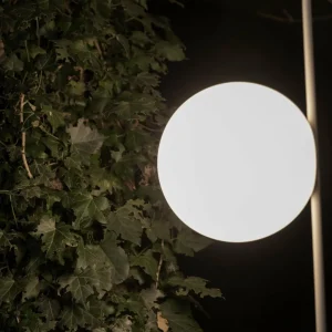 Karman Lampadaire d'extérieur Atmosphere, blanc, 178 cm, plastique^ Luminaires De Terrasse
