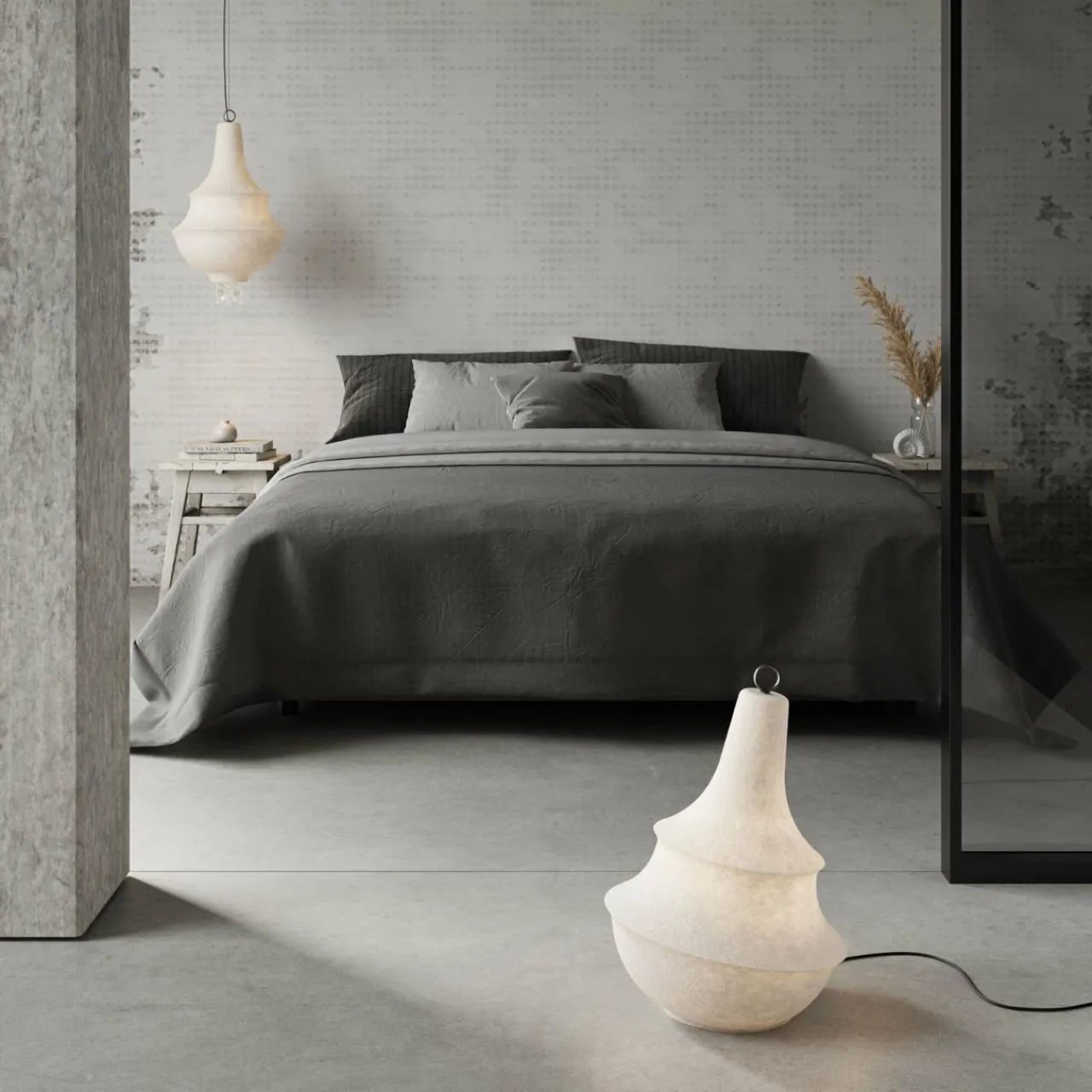 karman_lampadaire_dextrieur_lady_d_hauteur__cm_blanc_fibre_de_verre_5.webp Karman lampadaire d'extérieur Lady D, hauteur 89 cm, blanc, fibre de verre^ Luminaires De Terrasse