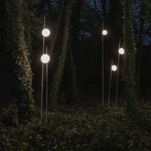 Karman Lampe sur piquet Atmosphere, blanc, 178 cm, plastique^ Projecteurs D'Extérieur