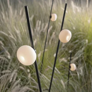 Karman Pois lampadaire piquet IP65 3 000 K 158 cm^ Projecteurs D'Extérieur