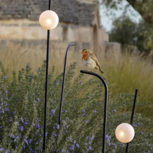 Karman Pois lampadaire piquet IP65 3 000 K 158 cm^ Projecteurs D'Extérieur
