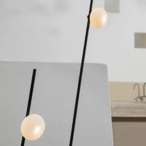 Karman Pois lampadaire piquet IP65 3 000 K 158 cm^ Projecteurs D'Extérieur