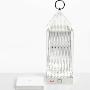 Kartell Lantern lampe à poser LED transparent IP54^ Lampes Décoratives