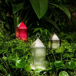 Kartell Lantern lampe à poser LED transparent IP54^ Lampes Décoratives