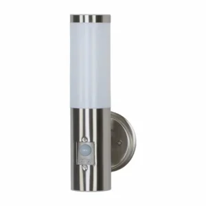 Lindby Kristof - applique extérieure inox avec détecteur^ Appliques D'Extérieur Avec Détecteur