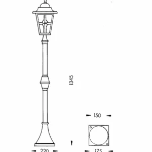 Albert Leuchten Lampadaire Attractif 772 blanc^ Lampadaires D'Extérieur