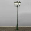 Konstsmide Lampadaire candélabre 3 abat-jours Parma vert^ Lampadaires D'Extérieur