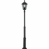 Albert Leuchten Lampadaire d'extérieur 4147 noir avec verre cathédrale^ Lampadaires D'Extérieur