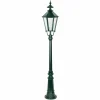 K.S. Verlichting Lampadaire d'extérieur Dublin en aluminium moulé sous pression, vert^ Lampadaires D'Extérieur