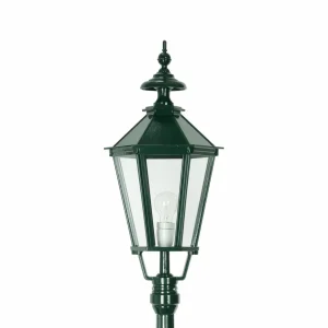 K.S. Verlichting Lampadaire d'extérieur Dublin en aluminium moulé sous pression, vert^ Lampadaires D'Extérieur
