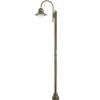 Moretti Luce lampadaire d'extérieur Felizia de 270 cm de haut en laiton antique^ Lampadaires D'Extérieur