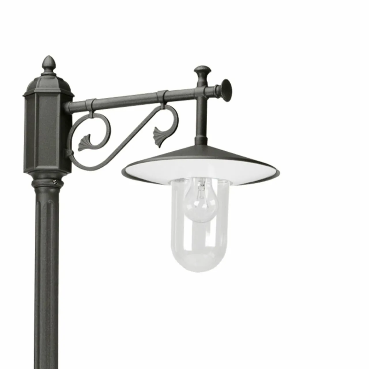 lampadaire_dextrieur_louvre_grismat_0.webp K.S. Verlichting Lampadaire d'extérieur Louvre gris/mat^ Lampadaires D'Extérieur