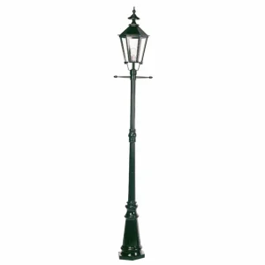 K.S. Verlichting Lampadaire d'extérieur Manchester à 1 lampe noir^ Lampadaires D'Extérieur