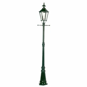 K.S. Verlichting Lampadaire d'extérieur Manchester à 1 lampe vert^ Lampadaires D'Extérieur
