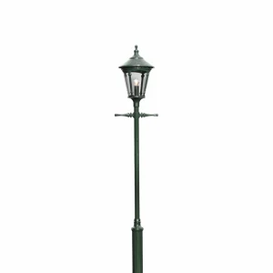 Konstsmide Lampadaire d'extérieur Virgo, à 1 lampe, vert foncé^ Lampadaires D'Extérieur