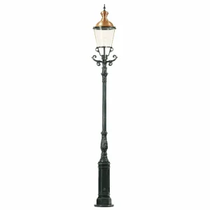 K.S. Verlichting Lampadaire Düsseldorf vert^ Lampadaires D'Extérieur