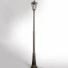 ORION Lampadaire Fabio brun à 1 lampe 211 cm^ Lampadaires D'Extérieur