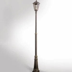 ORION Lampadaire Fabio brun à 1 lampe 211 cm^ Lampadaires D'Extérieur