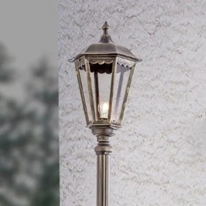 ORION Lampadaire Fabio brun à 1 lampe 211 cm^ Lampadaires D'Extérieur
