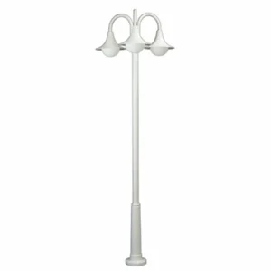 Albert Leuchten Lampadaire élégant 171 blanc à 3 lampes^ Lampadaires D'Extérieur