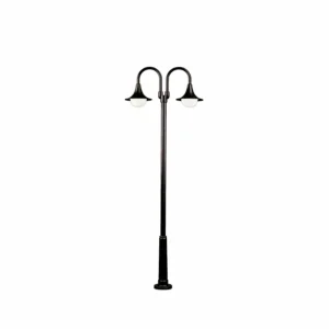 Albert Leuchten Lampadaire élégant 171 noir à 2 lampes^ Lampadaires D'Extérieur