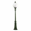 K.S. Verlichting Lampadaire Madeira à 1 lampe vert foncé^ Lampadaires D'Extérieur